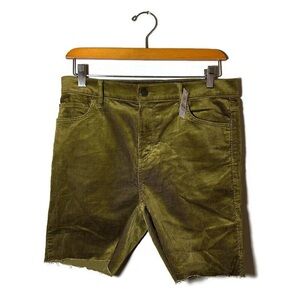 New LOFT Olive Green Corduroy Shorts Size 4
